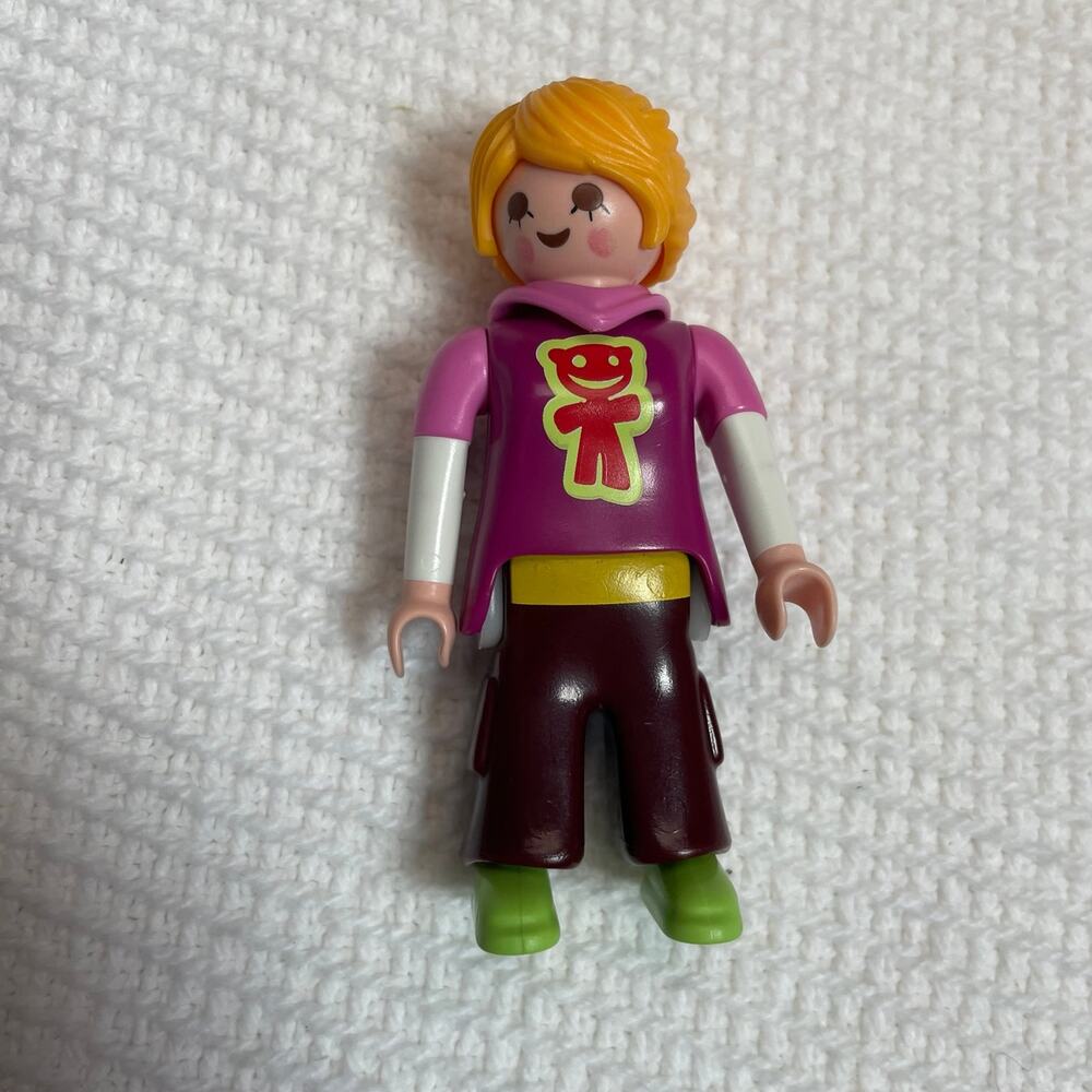 Playmobil Figure Dollhouse Teen Girl Teenager Hoodie Cargo Pants Ponytail 6888